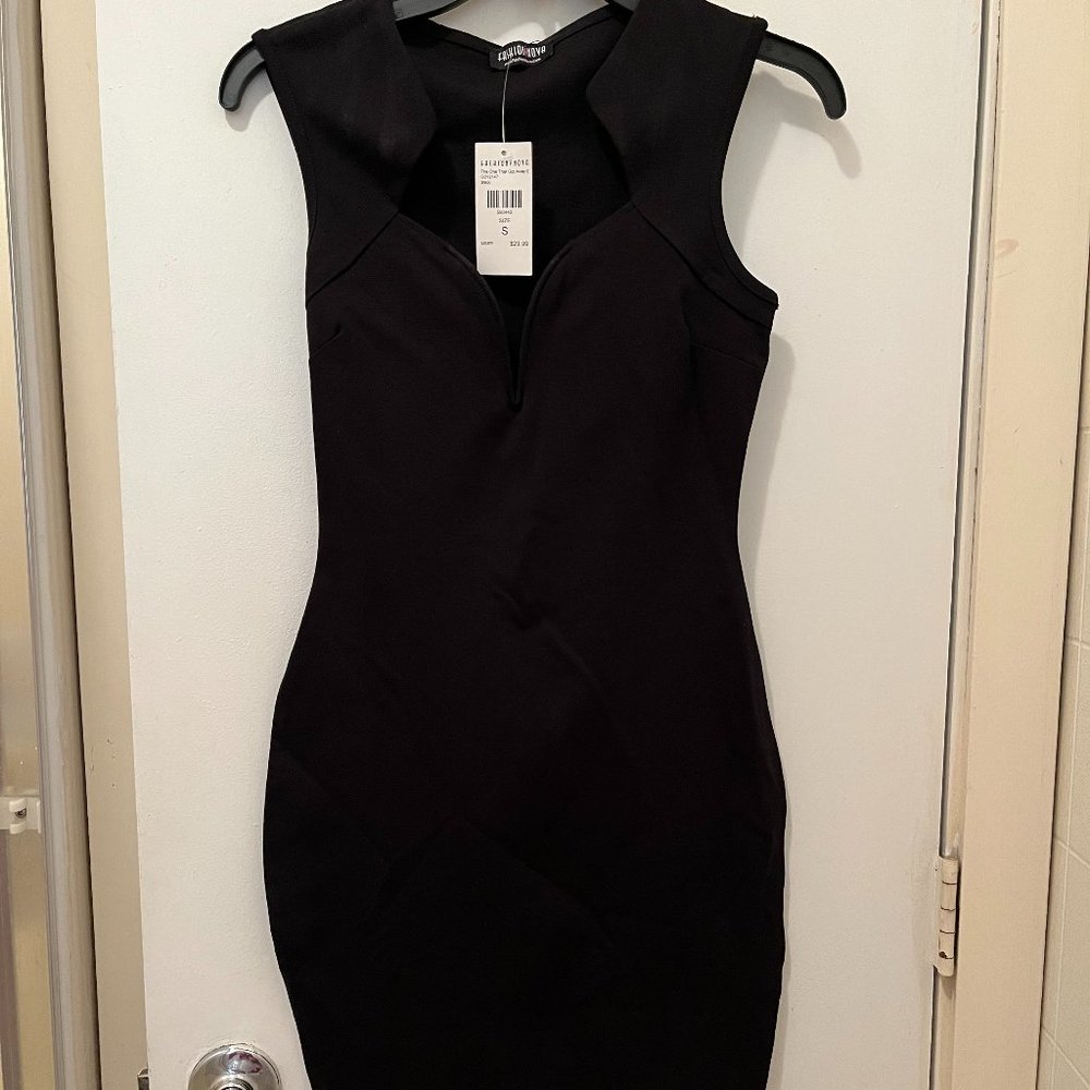 Fashion Nova: The One That Got Away Dress, Color: Black, Size: Small